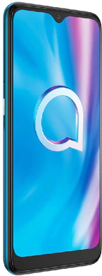Alcatel 1se 2020 groen voorkant linkerzijkant