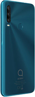 Alcatel 1se 2020 groen achterkant rechterzijkant