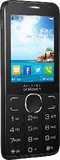 Alcatel 2007 dualsim zwart voorkant linkerzijkant schuin