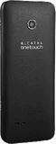 Alcatel 2007 dualsim zwart achterkant rechterzijkant