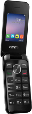 Alcatel 2051d Åpnet svart