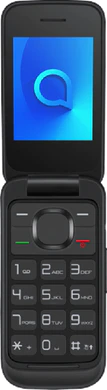 Alcatel 2053 noir couverture ouvert
