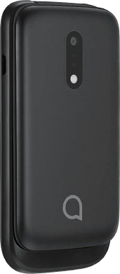 Alcatel 2057 sort front venstre side lukket