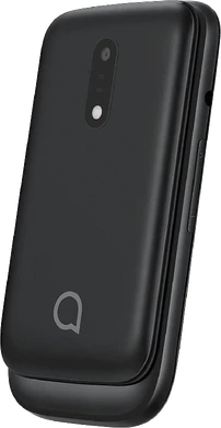 Alcatel 2057 sort front højre side skæv lukket
