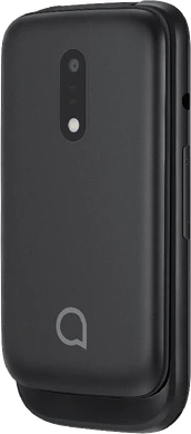 Alcatel 2057 sort front højre side lukket