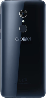 Alcatel 3 zwart achterkant