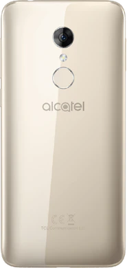 Alcatel 3 goud achterkant