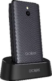 Alcatel 3082 grijs voorkant linkerzijkant dock