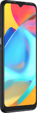 Alcatel 3l 2021 negro tapa delantera lado izquierdo