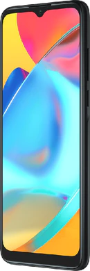 Alcatel 3l 2021 negro tapa delantera lado derecho