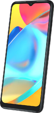 Alcatel 3l 2021 negro tapa delantera lado derecho aslant