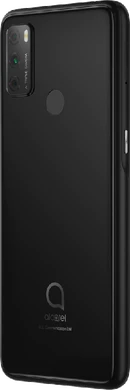 Alcatel 3l 2021 negro volver lado izquierdo