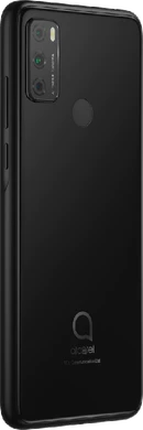 Alcatel 3l 2021 negro volver lado derecho
