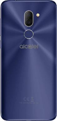 Alcatel 3x tillbaka blå