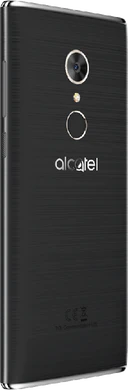 Alcatel 5 schwarz Rückseite rechte Seite