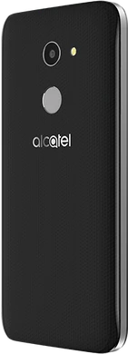 Alcatel A3 black back left side