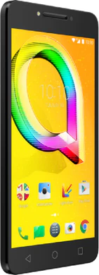 Alcatel A5 LED negro tapa delantera lado izquierdo