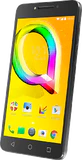 Alcatel A5 LED negro tapa delantera lado derecho aslant