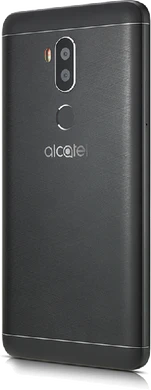 Alcatel a7 nero indietro lato sinistro