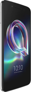 Alcatel Idol 5 sølv front venstre side