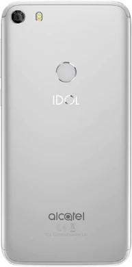 Alcatel Idol 5 sølv bagside