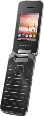 Alcatel One Touch 2010D opened tilted ed