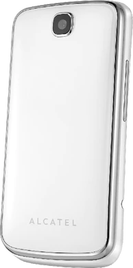 Alcatel One Touch 2010D white closed tilted ed