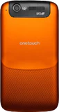 Alcatel One Touch 997D oranje achterkant v1