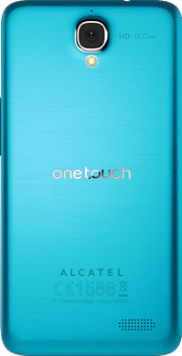 Alcatel One Touch Idol takapuoli sininen