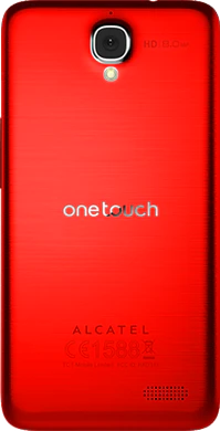 Alcatel One Touch Idol takapuoli punainen