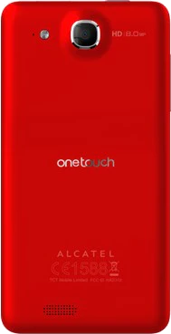 Alcatel One Touch Idol Ultra back red