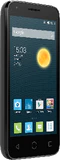 Alcatel One Touch pixi 3 45 dualsim noir couverture côté gauche