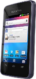 Alcatel One Touch t pop schuin rechterzijkant