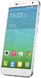 Alcatel onetouch Idol 2 S hvit foran høyre side