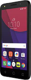 Alcatel pixi 4 5 3g negro tapa delantera lado derecho