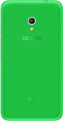 Alcatel Pixi 4 5 dualsim grün Rückseite