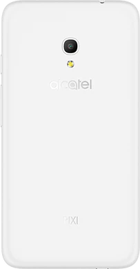Alcatel Pixi 4 5 dualsim weiß Rückseite