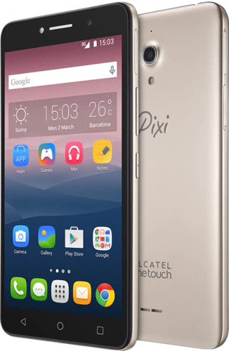 Alcatel Pixi 4 6 dualsim goud overzicht Alcatel Pixi 4 6 dualsim goud overzicht