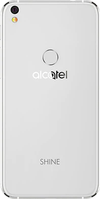 Alcatel Shine Lite weiß Rückseite