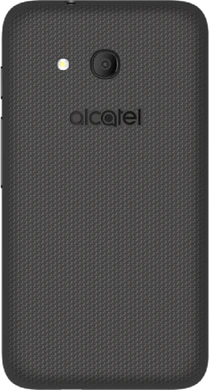Alcatel U3 3G zwart achterkant