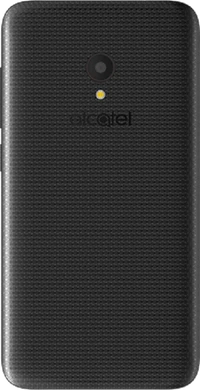Alcatel U5 schwarz Rückseite