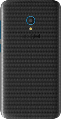 Alcatel U5 blau Rückseite