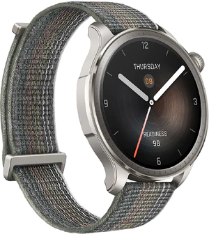 Amazfit Balance grey front left side
