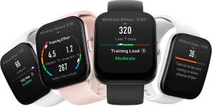 Amazfit Bip 5 kleuren overzicht