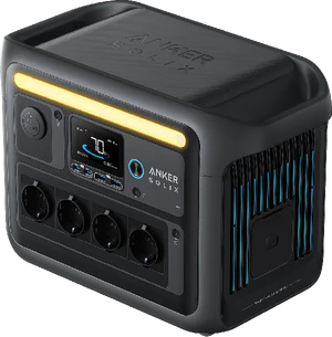 Anker Solix C1000X nero copertina frontale lato destro top