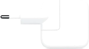 Apple 12 w usb power adapter wit zijkant