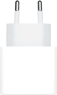 Apple 20w usb c power adapter wit voorkant