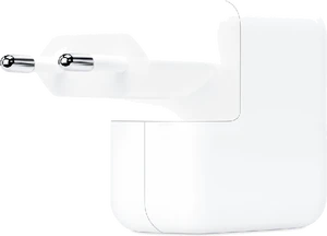 Apple 30w usb c power adapter weiß Rückseite linke Seite