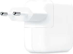 Apple 35w usb c power adapter blanc retour côté gauche