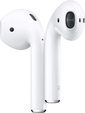 Apple AirPods wit schuin